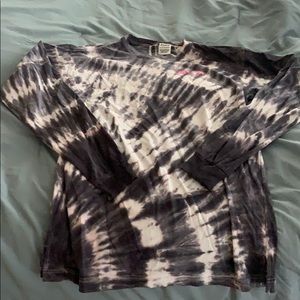 Long sleeve PINK shirt with open back design